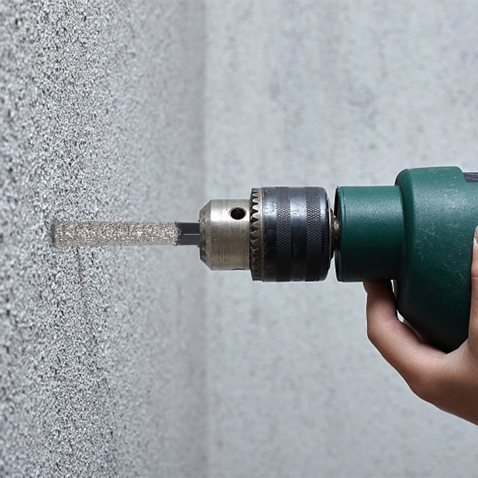 Concrete Concrete Hole Cutter Dry Drill Bit Suitable For Tiles Brazed Emery Material Dry Drilling Applications