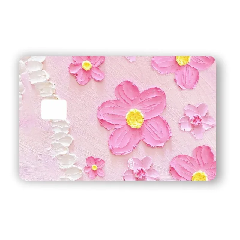 Fashion Ins Cute Landscape Card Stickers Kawaii Girls Sweet Credit Debit Bank Visa Card Star Laser Sticker Film Tape Skin Decor