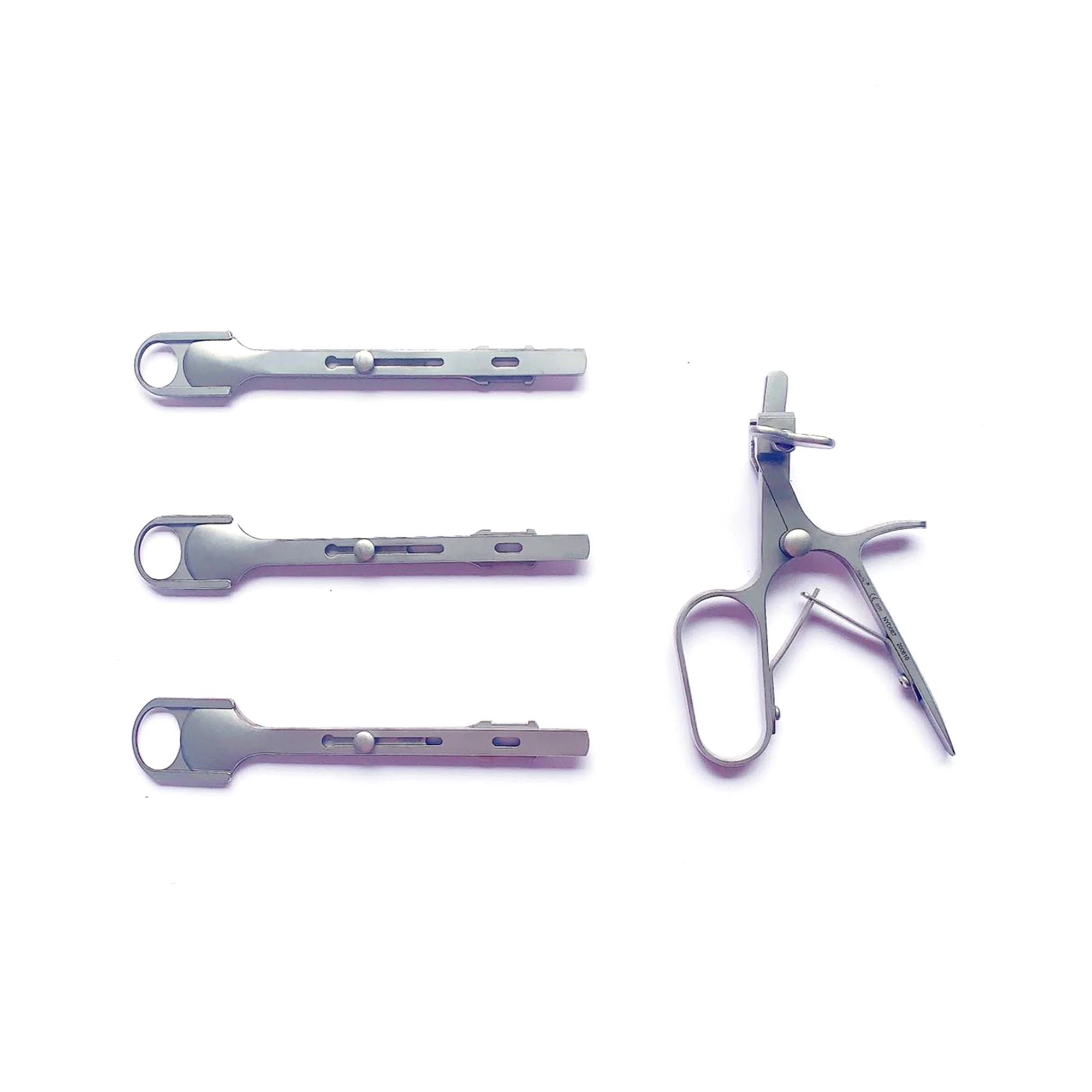 High Quality Nanyu/Hunter Manual Otolaryngology Instruments Tonsil Guillotine Three Heads Can Be Sterilized 1 Year Warranty