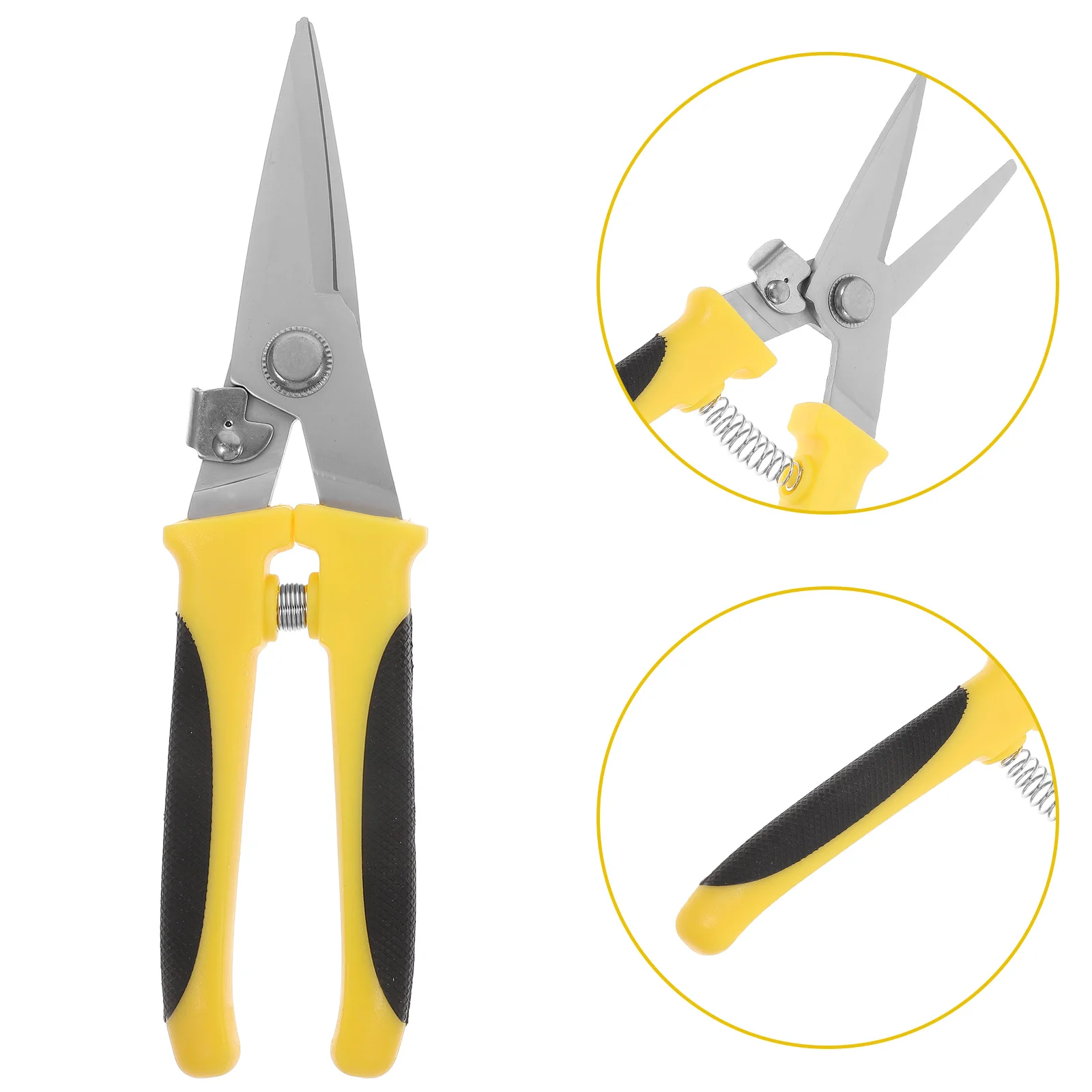 

Cutting Industrial Scissors Heavy Duty Anti-skid Wire Cutters Bolt Stainless Steel