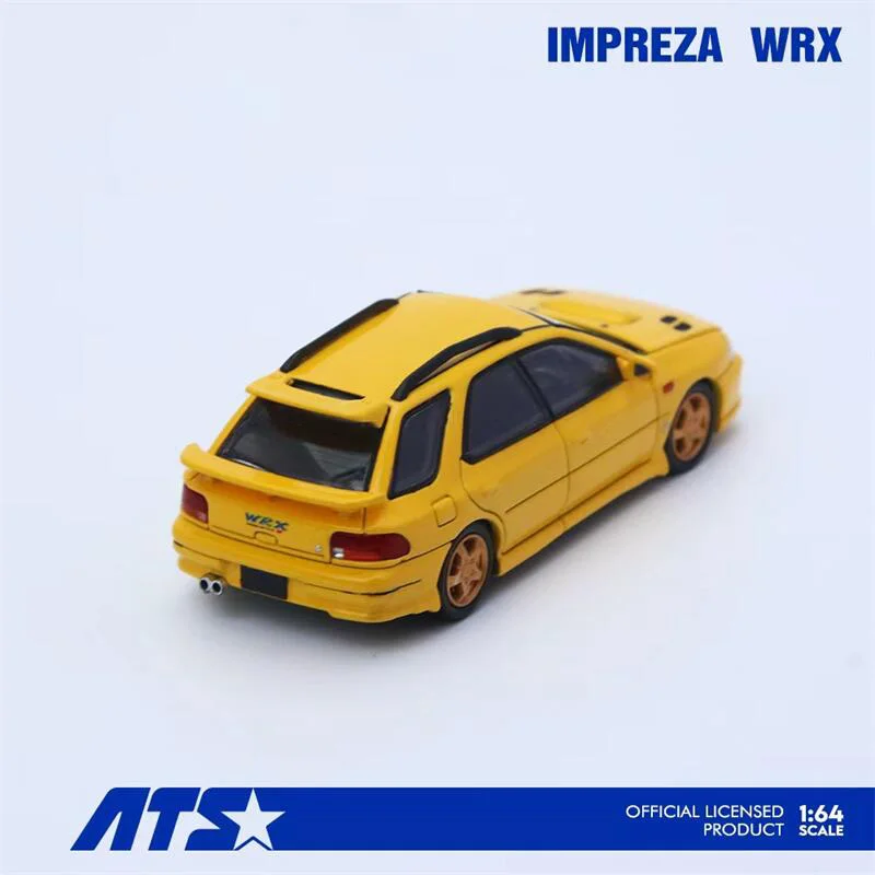 Pré-venda: Miniatura de Carro Die-Cast ATS 1:64 WRX IMPREZA – Presente Colecionável