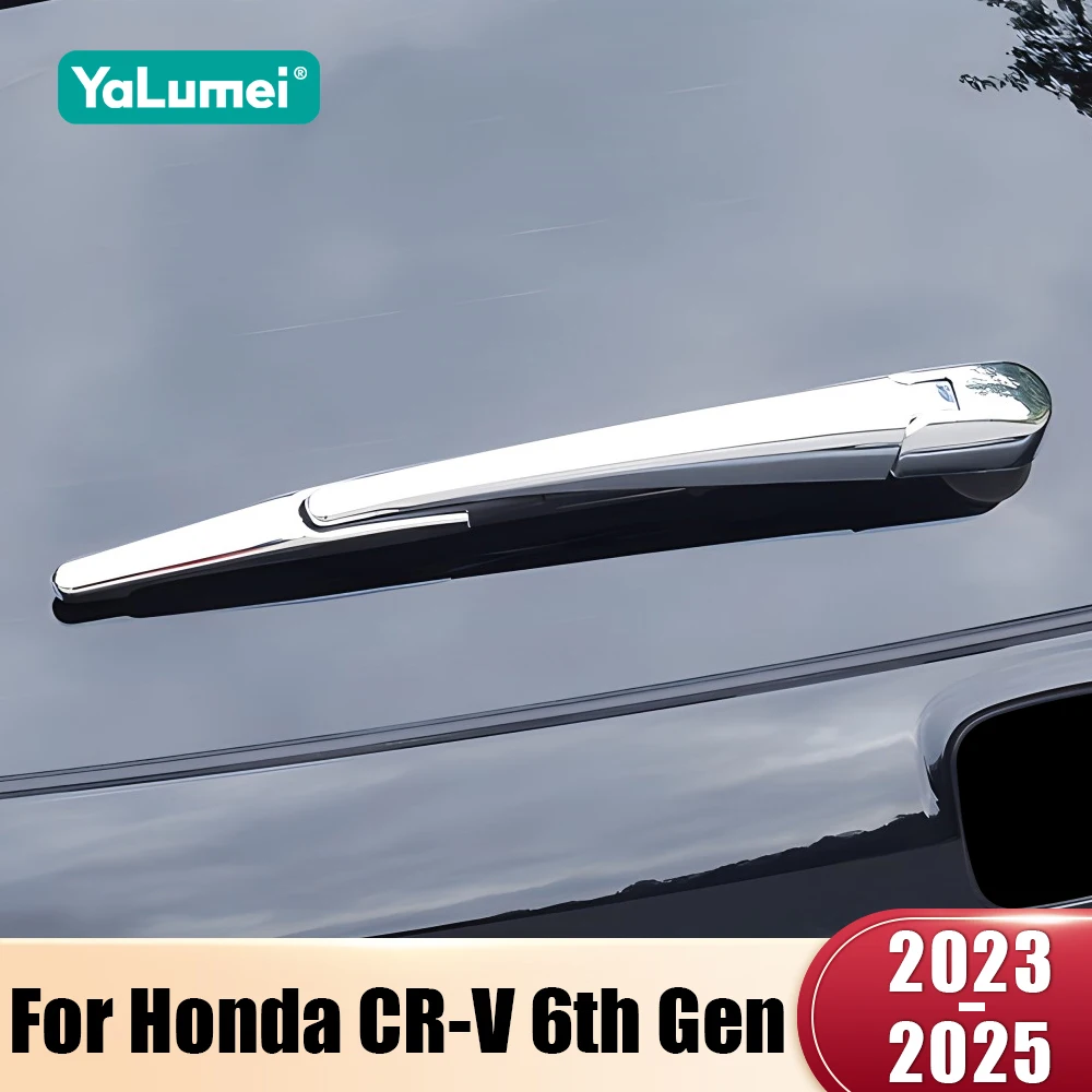 Für Honda CR-V 6th Gen 2023 2024 2025 CRV Hybrid ABS Auto Hinten Wischer Fenster Wischer Abdeckung Trim garnieren Fall Aufkleber Zubehör