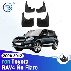 Set Mud Flaps For Toyota RAV4 No Flare 2006-2012 Mudflaps Splash Guards Mud Flap Mudguards Fender 2007 2008 2009 2010 2011