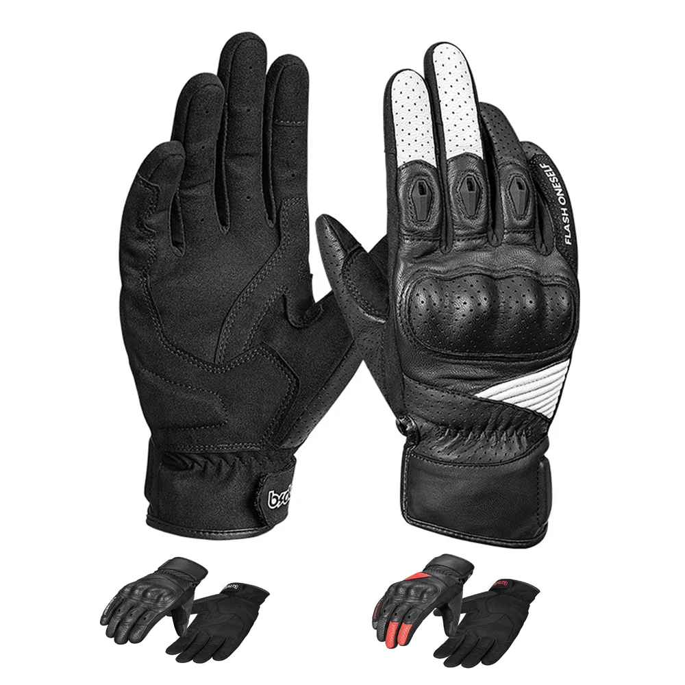 

Мотоциклетные кожаные перчатки, летние зимние мужские и женские мотоциклетные перчатки для мотокросса, спортивные велосипедные термостойкие перчатки для вождения, байкерские перчатки