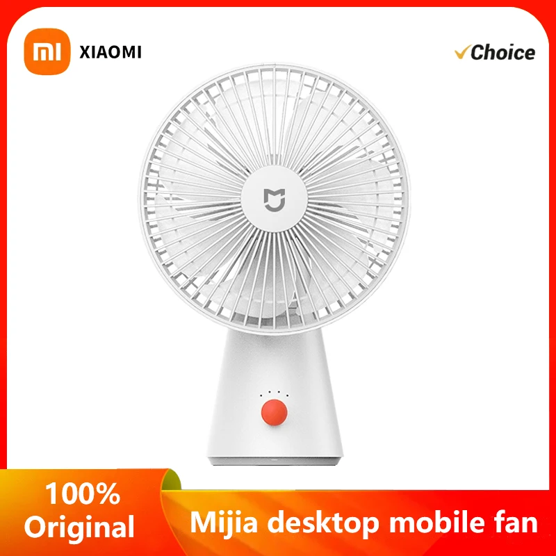 

Портативный настольный вентилятор XIAOMI Mijia, перезаряжаемый через USB, ручные мини-электрические вентиляторы, беспроводной маленький вентилятор с воздушным охлаждением, 4 скорости