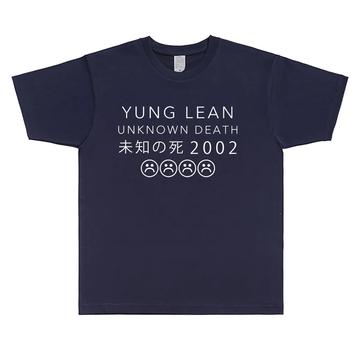 Hot Sale Rapper Yung Lean Unknown Death 2002 Album Merch T Shirt Men Women Hip Hop Oversized T-shirt Male Fashion Casual Tees