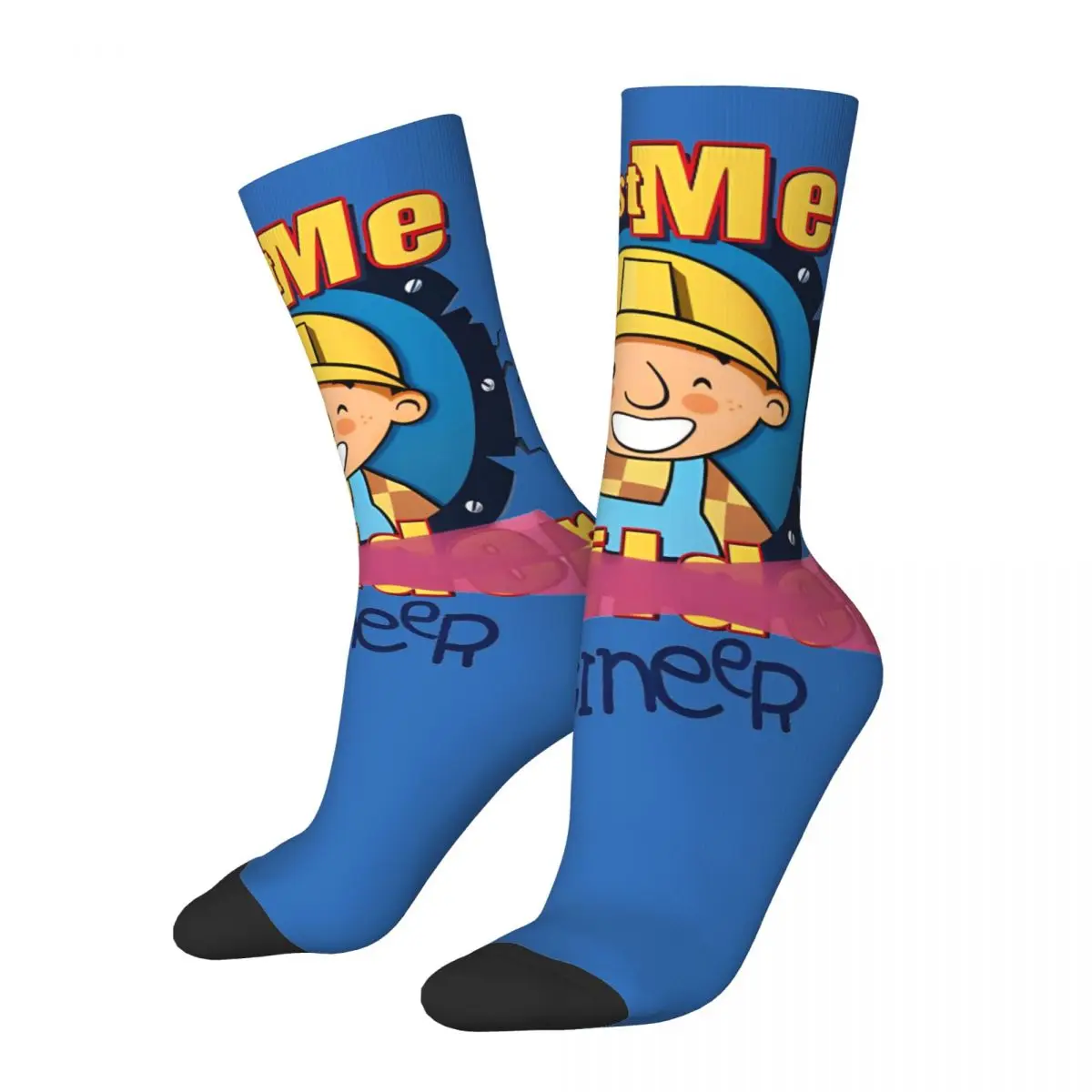 New Men's Socks Harajuku Trust Me I'm An Engineer Sock Bob the Builder Sport Women's Socks Spring Summer Autumn Winter