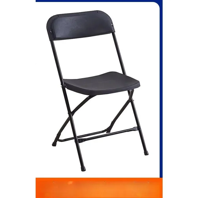 Plastic Folding Chair Backrest Influencer Photo Prop Office Outdoor Dorm Lounge Chair Dinning Chair Portable Backrest Chair