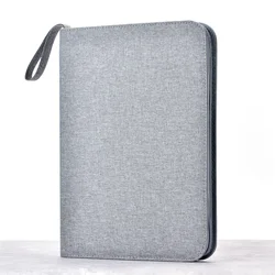 Estuche de cuero PU para pluma estilográfica, bolsa para lápices disponible para 48 bolígrafos, portalápices de cuero café/negro/gris