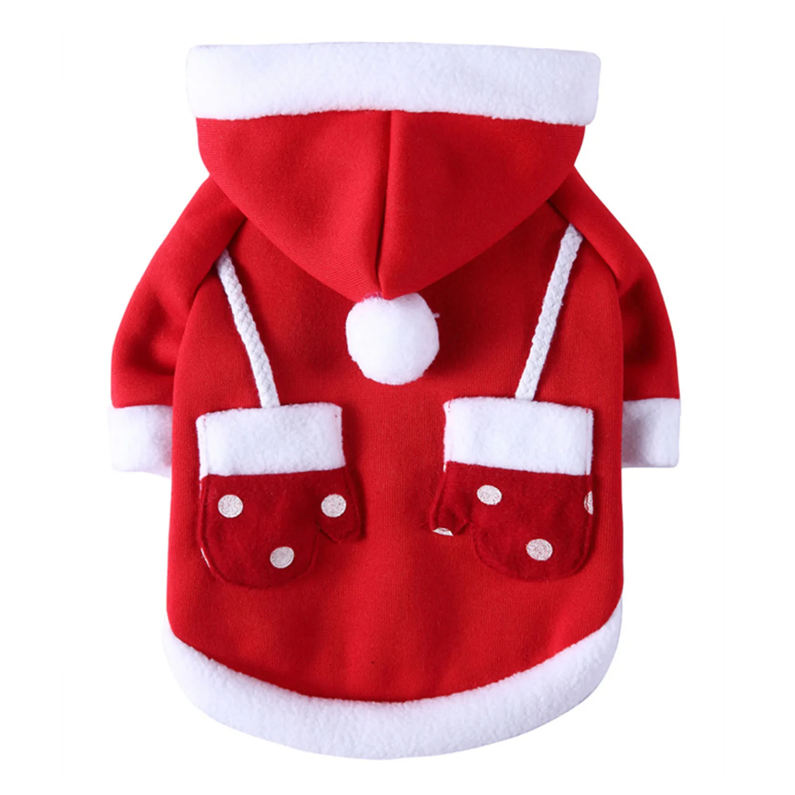 Cross-border Pet Clothing Small Dog Breed-specific Coats Santa's Visit Dog Sweater Reindeer Christmas Decorative Clothing