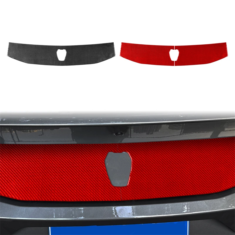 

Для Ford Mustang GT 2024 2025 из настоящего углеродного волокна, задняя дверь багажника, декоративная крышка, автомобильные аксессуары, декоративные наклейки