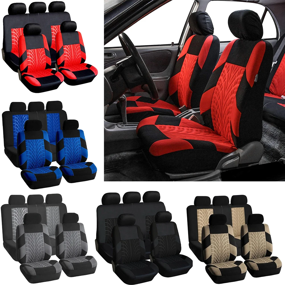 

Universal Car New Full Seat Cover Car Accessories Interior Seat Protection Cover Front&Rear Auto Decoration Accessories Tools