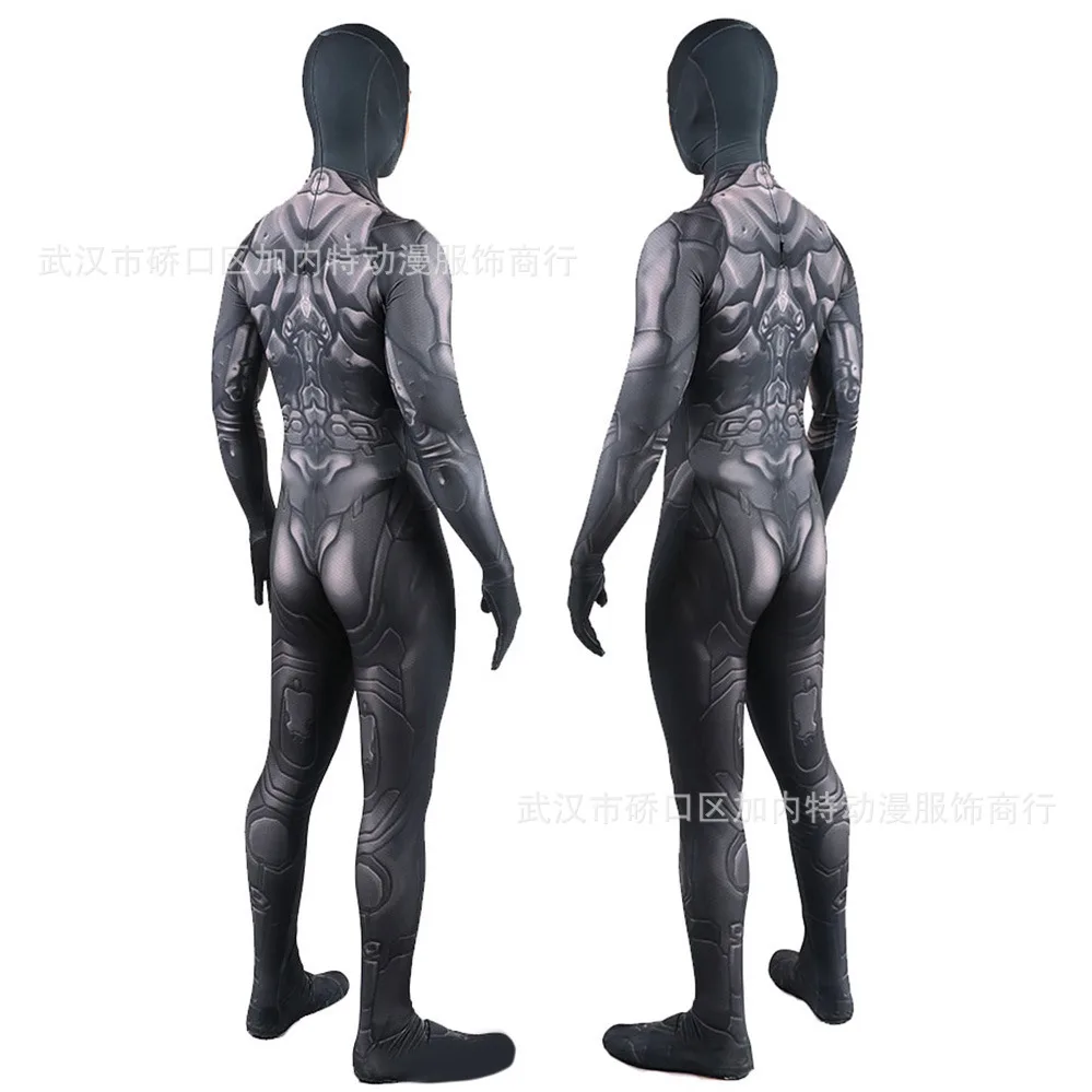 Stampa 3D maschio Master capo gioco Cosplay Costume Zentai body Custom Made Halloween Costume Zentai body tuta