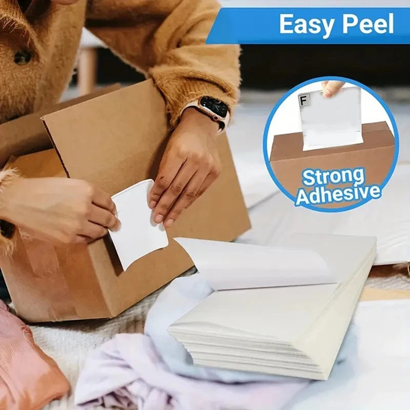 Top-Direct Thermal Labels 500 Labels Per Stacked -Strong Adhesive For Shipping Label