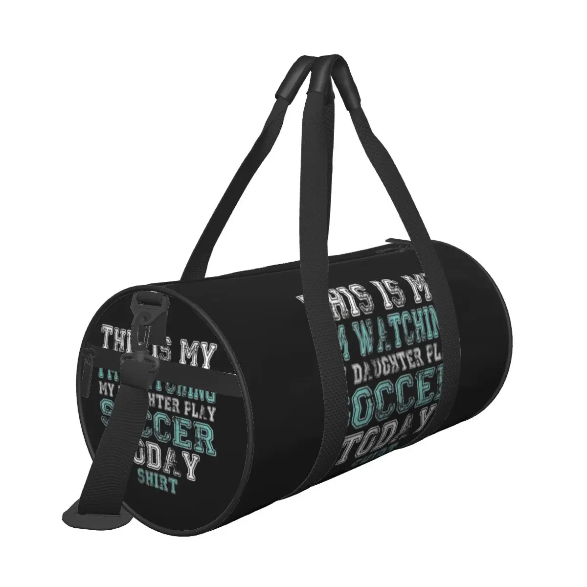 Hot Sale This Is My I M Watching Daughter Play Soccer Today Design Travel bag Beach Weekend Canvas Travel Bag