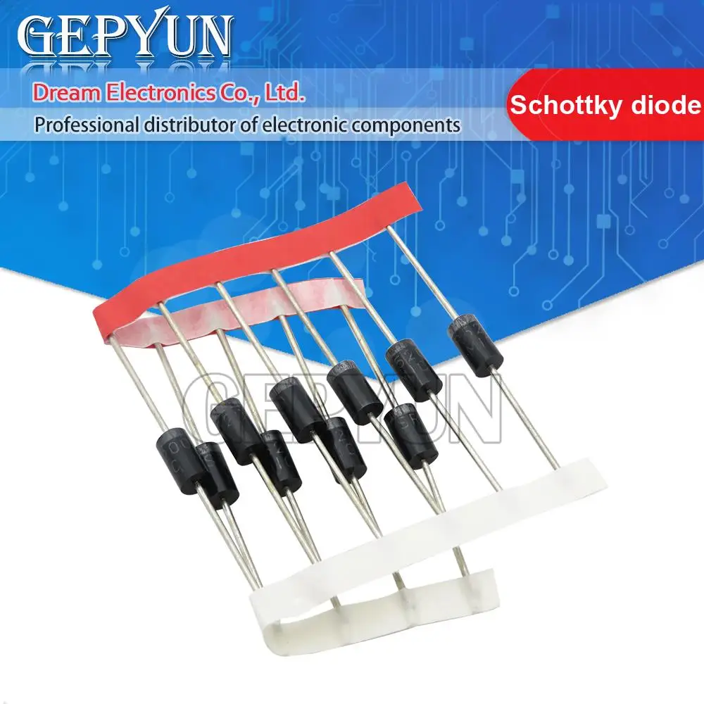 20PCS Schottky Rectifier Diode SR560 SR1100 SR2100 SR260 SR3100 SR3200 SR360 SR5100 SR5150 SR5200 SR540 UF4007 UF5402 UF5408