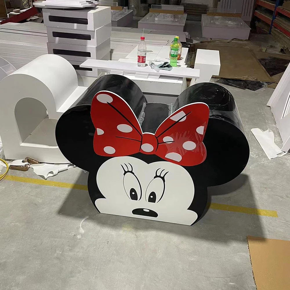 Animal Shape Acrylic Dining Table For Party Deco