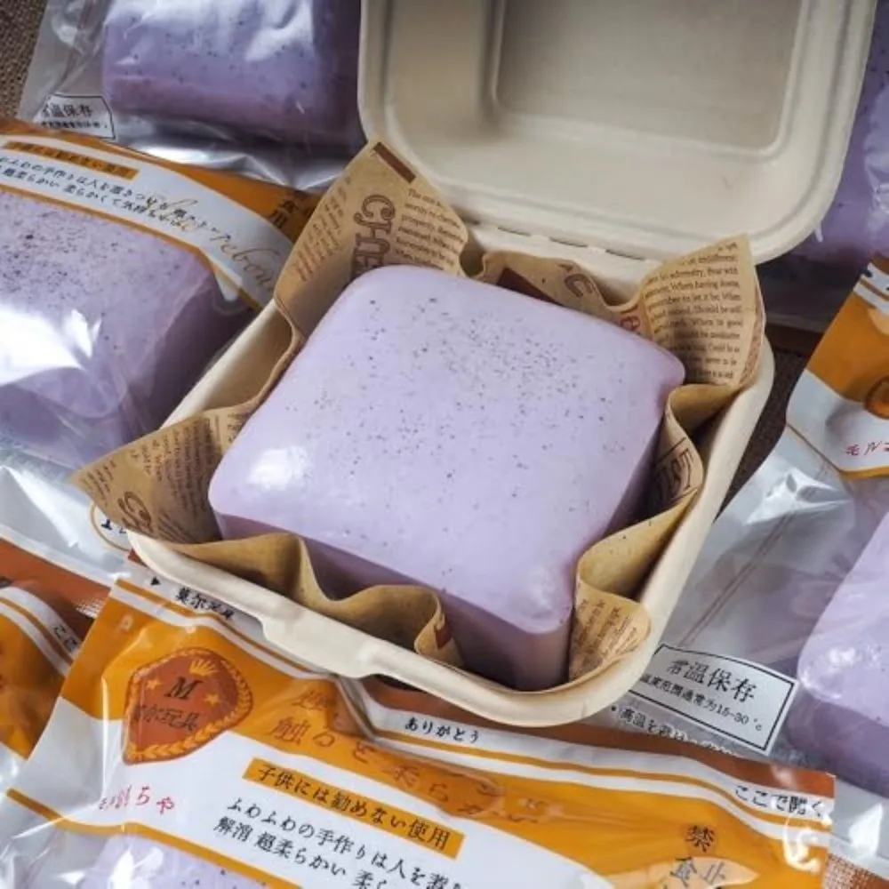 Mainan Squishy Lembut, Lentur, dan Menenangkan, Bentuk Roti Panggang, untuk Mengurangi Stres dan Kecemasan