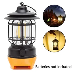 Lampe de travail LED portable pour DeWalt, batterie au lithium 18V, lampe de camping sur le terrain, lumière d'entretien, lanterne de camping (pas de batterie)