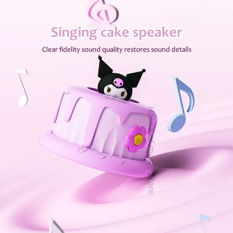 ลำโพงโมเดลเค้กขนาดเล็กสุดสร้างสรรค์สำหรับกลางแจ้งของขวัญการ์ตูนลำโพงสำหรับโต๊ะทำงานหนักและเสียงเบาไร้สายบลูทูธ5.0 lautsprecher