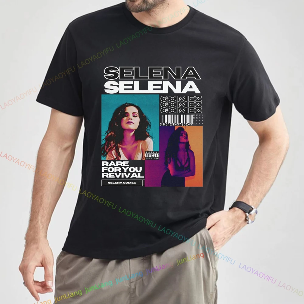 Selena Gomez-Chemisier Goth pour Femme, Vêtements pour Chanteur, T-shirt Femme, Mode Harajuku, Top Y2K, GérGift