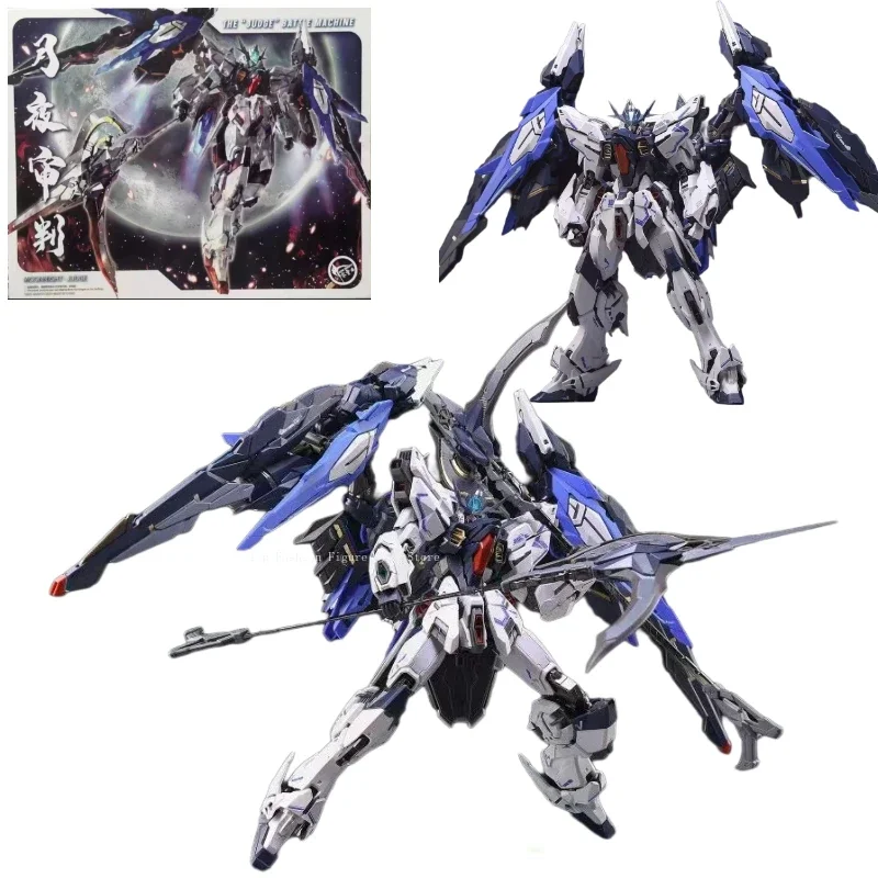 In Stock Original ZERO-G 1/100 18CM GRAVITY Moonnight Judge Blue White Assembling Model Collection Ornaments Toys Gifts