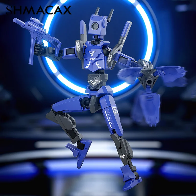 Mecha T13 Action Figure Model Titan 13 Action Dummy Lucky 13 Action Figure 3D Printed Multi-Jointed Moveable Nova Toys