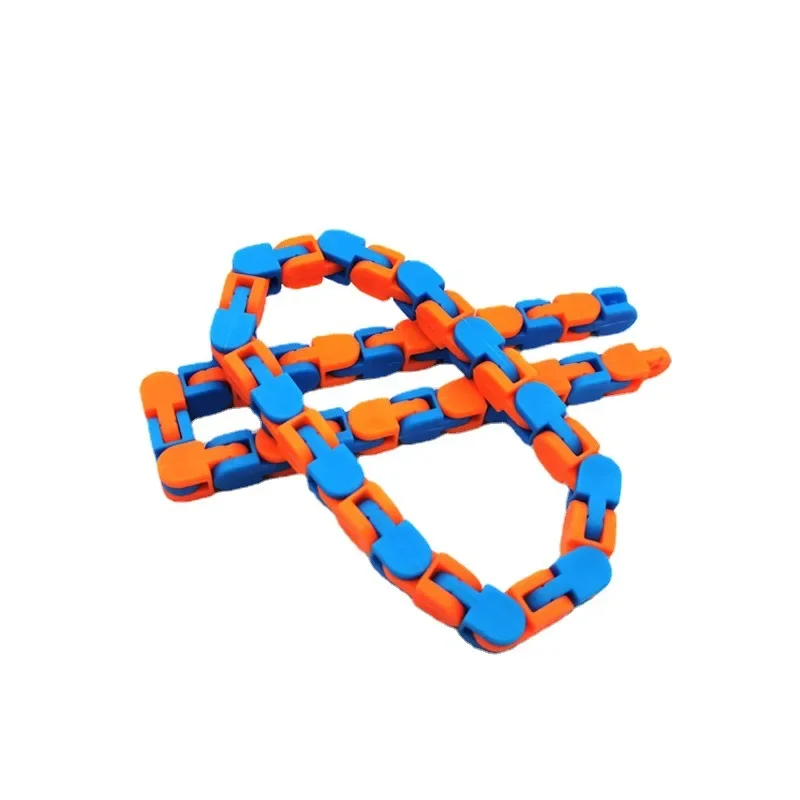 Colorful Puzzle Fidget Toys Sensory Figet Toys Anti Stress Click Snap Kids Autism Snake Classic Toy Figet Toys Stress Sensory