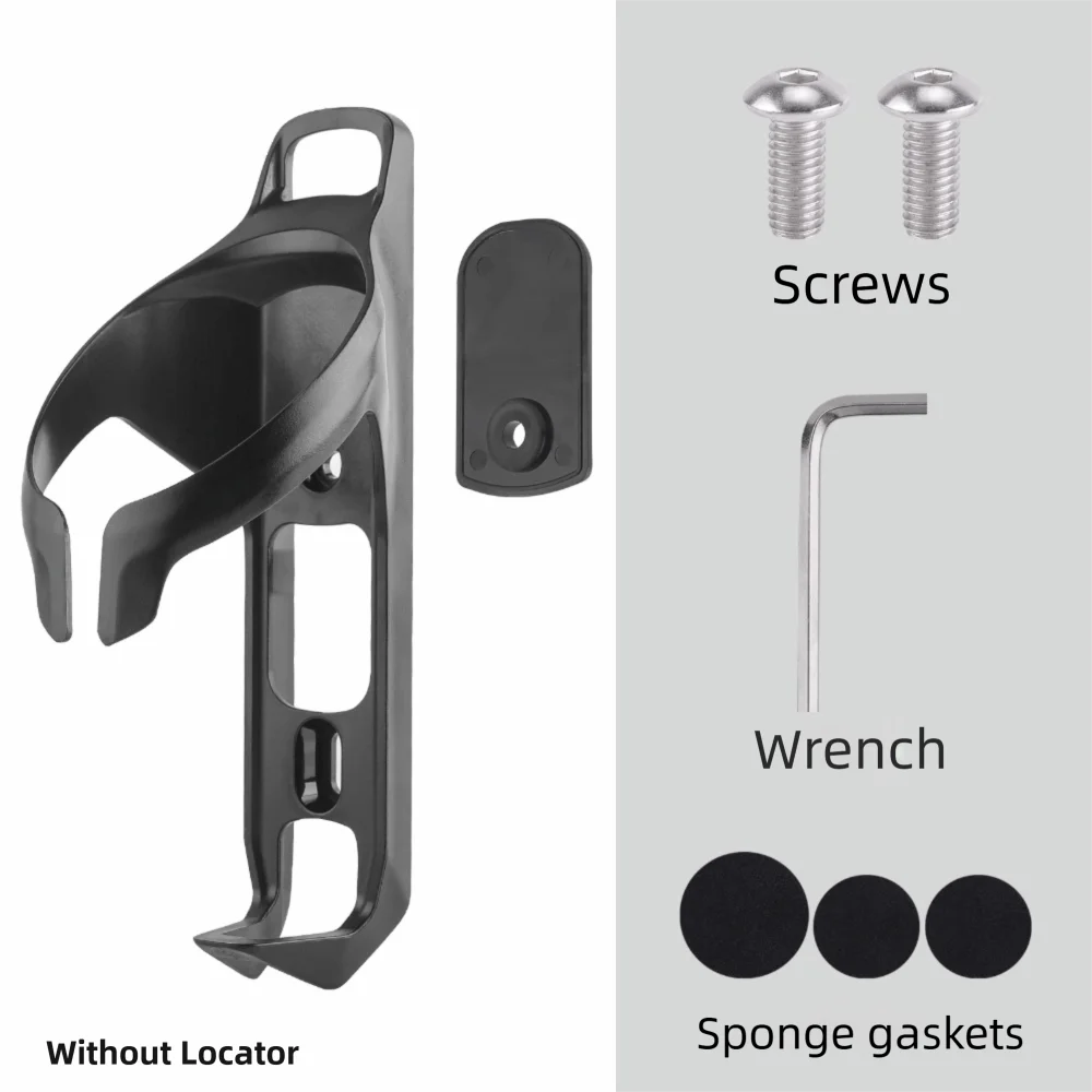 Universal Hidden Tracker Bottle Cage with Locator Slot Sturdy MTB Water Bottle Bracket Anti-lost Durable