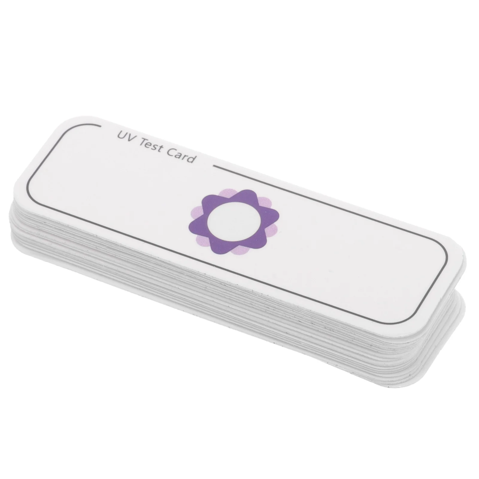 20Pcs Uva Uv Testing Cards Compact Identifier Strips for Environment Test Hospital Office Home Uv Testing Sheets Uva Rays