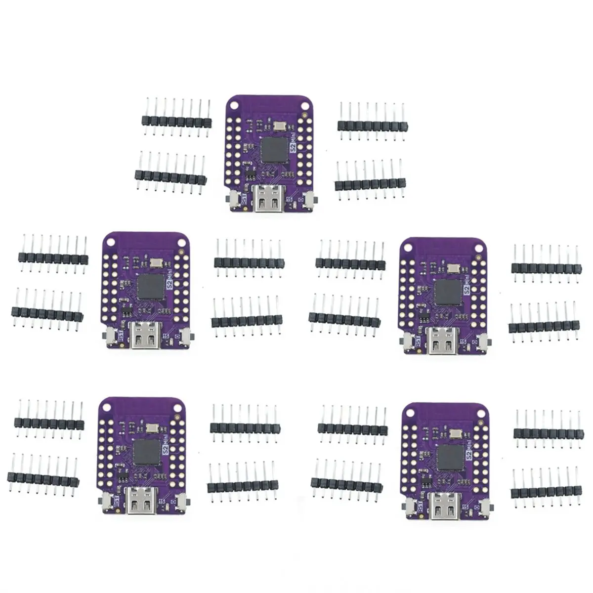 A46U 5PCS S2 Mini V1.0.0 S2 4MB FLASH 2MB PSRAM WIFI Development Board WIFI IOT Board Based S2FN4R2 S2