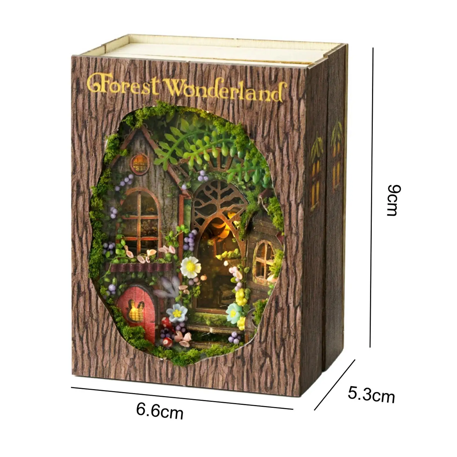 Casa de bonecas em miniatura de madeira artesanal decorativa mini casa de boneca loja de simulação