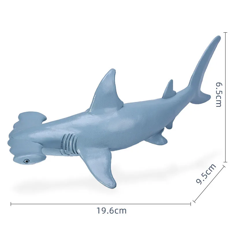 14-22CM Ocean Animals Action Figures Sealife Shark Whare Megalodon Models Figurines PVC Home Decoration Kids Education Toys Gift