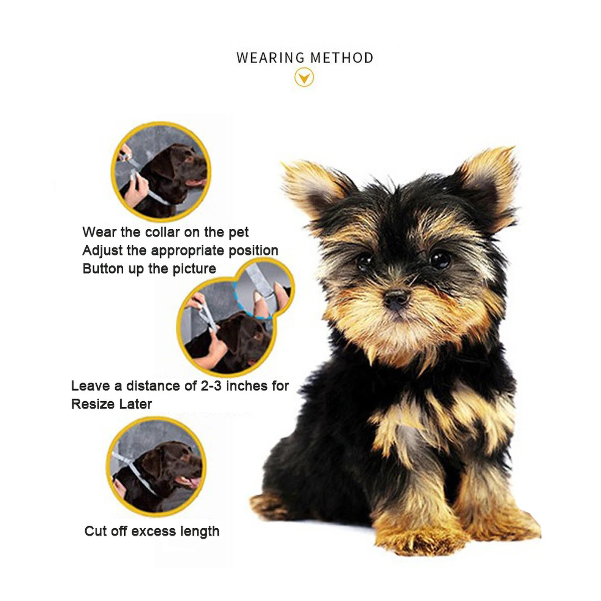 Plant-Based Dog & Cat Emotional Soothing Collar with Essential Oil Diffuser Provides Calming Effect for up to 60 Days
