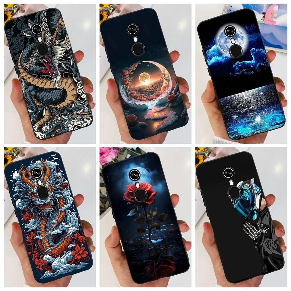 Fashion Cover For Itel A33 Case Cute Panda Dragon Painted Soft Silicone Cover For Itel A33 itela33 A 33 Funda Bumper