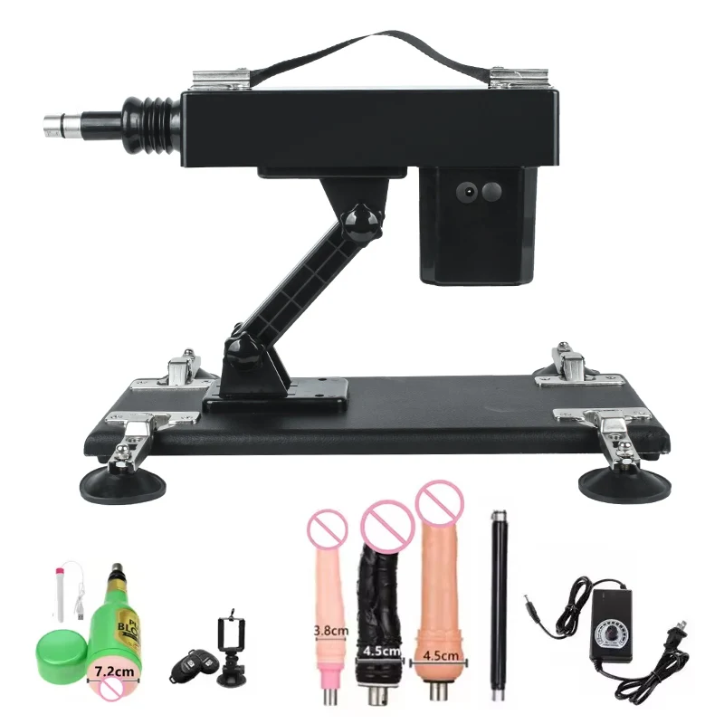 女性用自動ハンズフリーセックスマシン、吸盤付き伸縮式オナニー玩具、男性用3xlrディルドアタッチメント