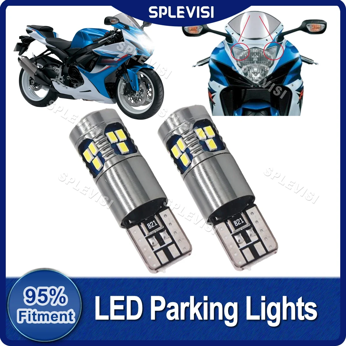 

T10 194 W5W Canbus Free LED Motorcycle Position Parking City Lights For Suzuki GSXR 600 GSXR 750 GSXR 1000