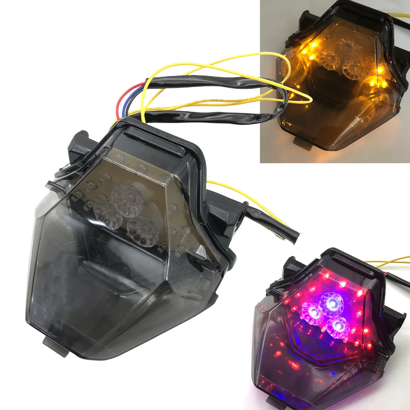 

For Yamaha R3 R25 MT07 FZ07 MT03 MT25 lc150 sniper150 Motorcycle Rear LED Integrated Turn Signal Lamp Tail Light