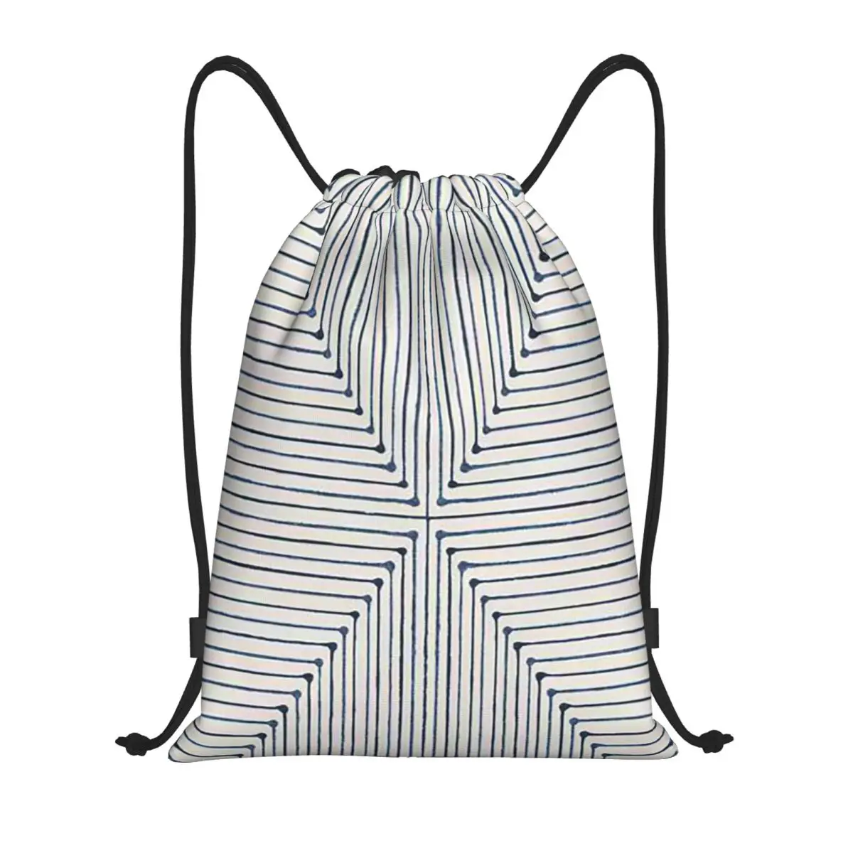 

Jonathan Adler Inkdrop Slate Blue Backpacks Fashion Drawstring Bags Storage Bag Book Bags for Travel School