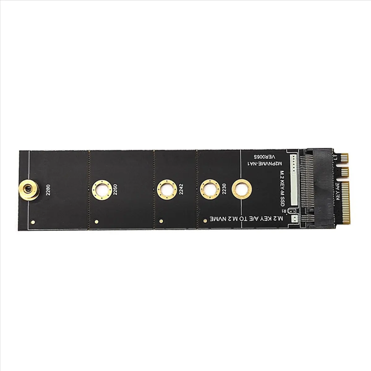 

A75T 5X M.2 A+E KEY Slot to M.2 NVME Adapter Card NGFF to KEY-M Expansion Card NVMe PCI Express SSD Port Expansion Adapter
