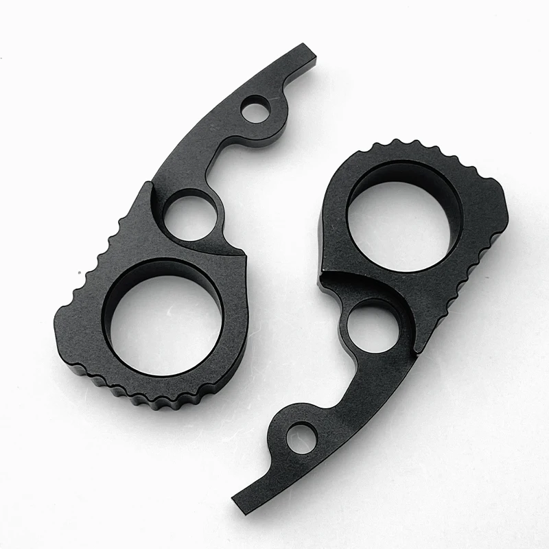Black Aluminium Quick Opening Hook, Signet Ring para Para3 C223, Handle faca, peças modificadas, Para2 C81, 1 Pc