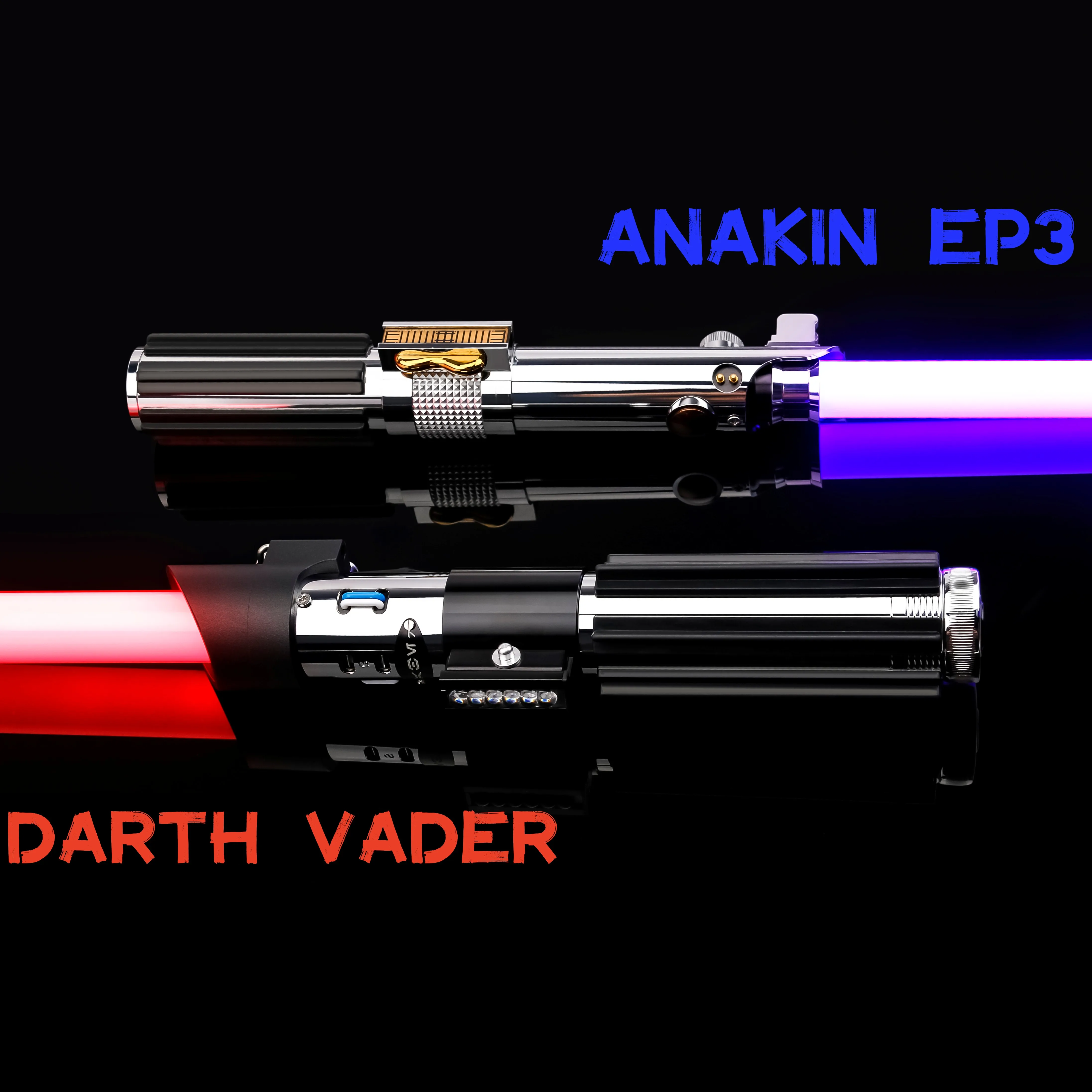 

Lightsaber DSV Smooth Swing Metal Hilt Combat FX Blaster Duel Laser Sword NEO PIXEL Proffie TREX