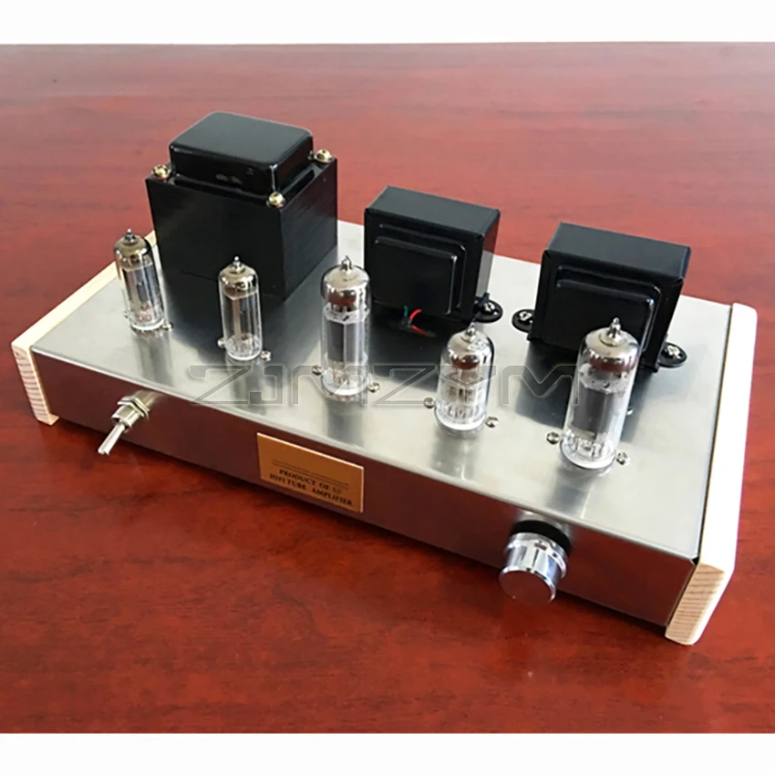 Audio 6n2 6p1 Vacuum Tube Amplifier Kit DIY Hifi Class A Audio Amplifier Vu Meter Bluetooth 5.0 Usb Player 110V220V