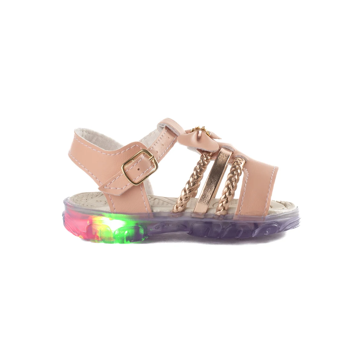 Women's Funny Girl Children's Papet Sandals with LED 2208A