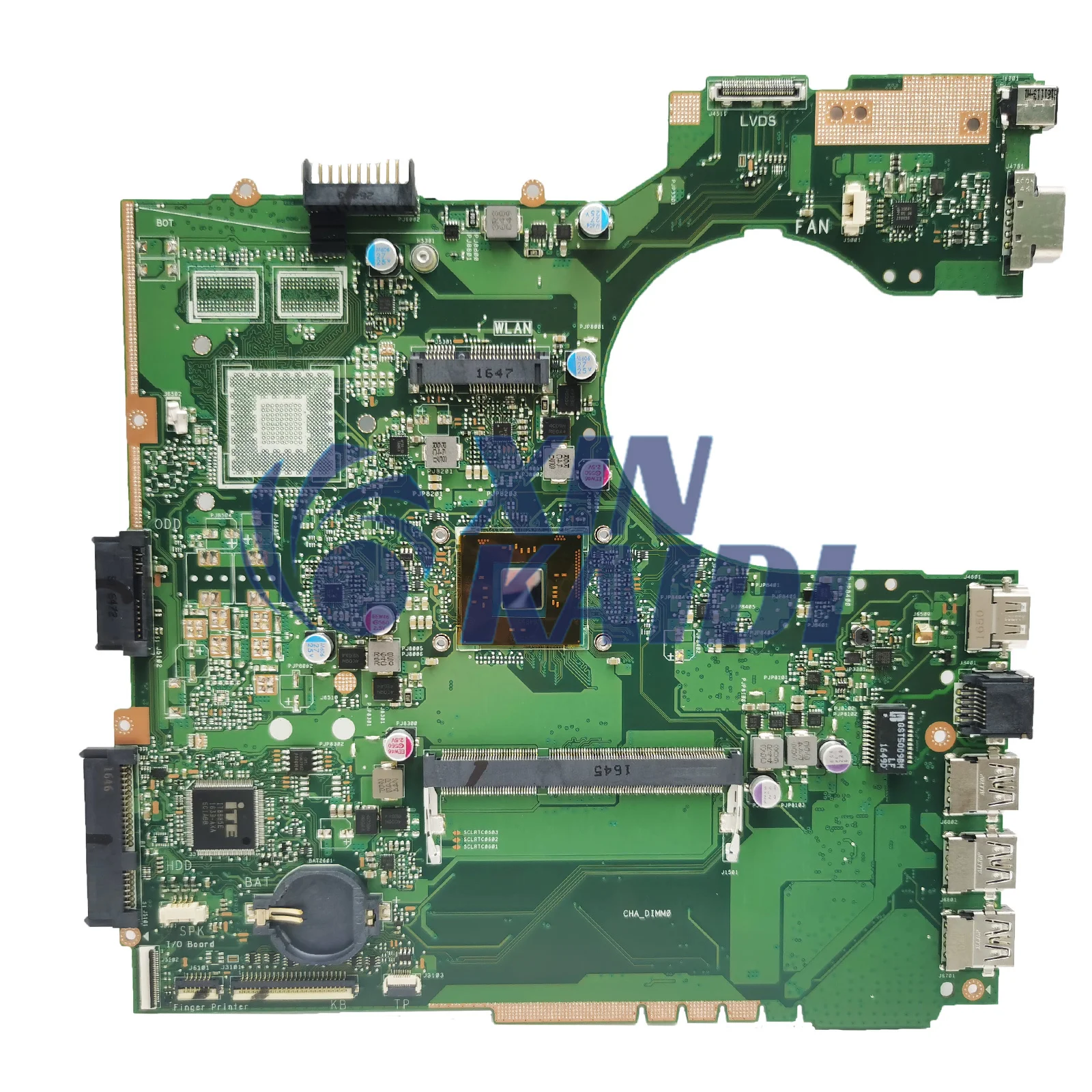 Placa-mãe portátil para ASUS, P2420SJ, P452SA, PE452SA, PX452SA, PX452SJ, Mainboard, CPU N3050, N3700, DDR3L, UMA, 100% de trabalho