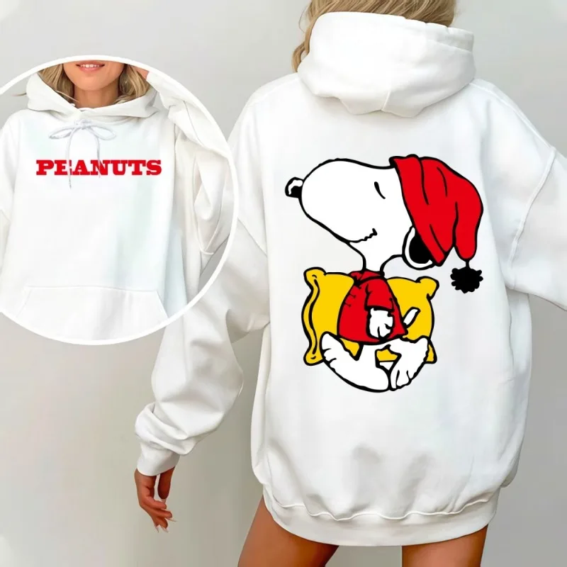 

Miniso Disney Cartoon Anime Snoopy 3D Printed Pattern Hoodie Casual Loose Fashion Comfortable Long Sleeve Hoodie