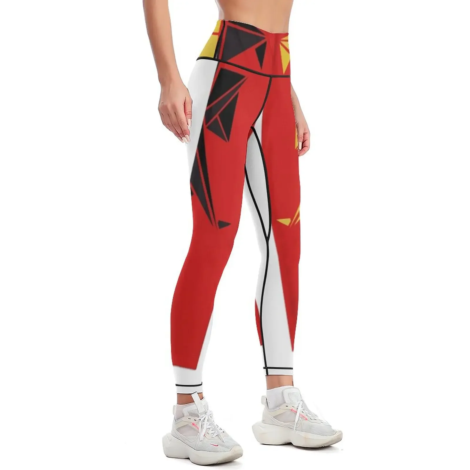 Classic Eddie Red Leggings sportswear gym sports tennis for for physical Womens Leggings