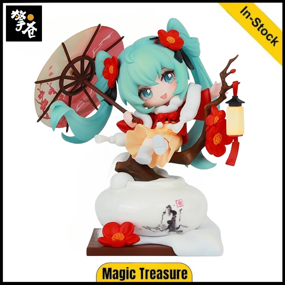 

【In Stock】Original Qingcang Studio Piapro Hatsune Miku Q-version Figure Xueying Hongmei Figure Animation Gift