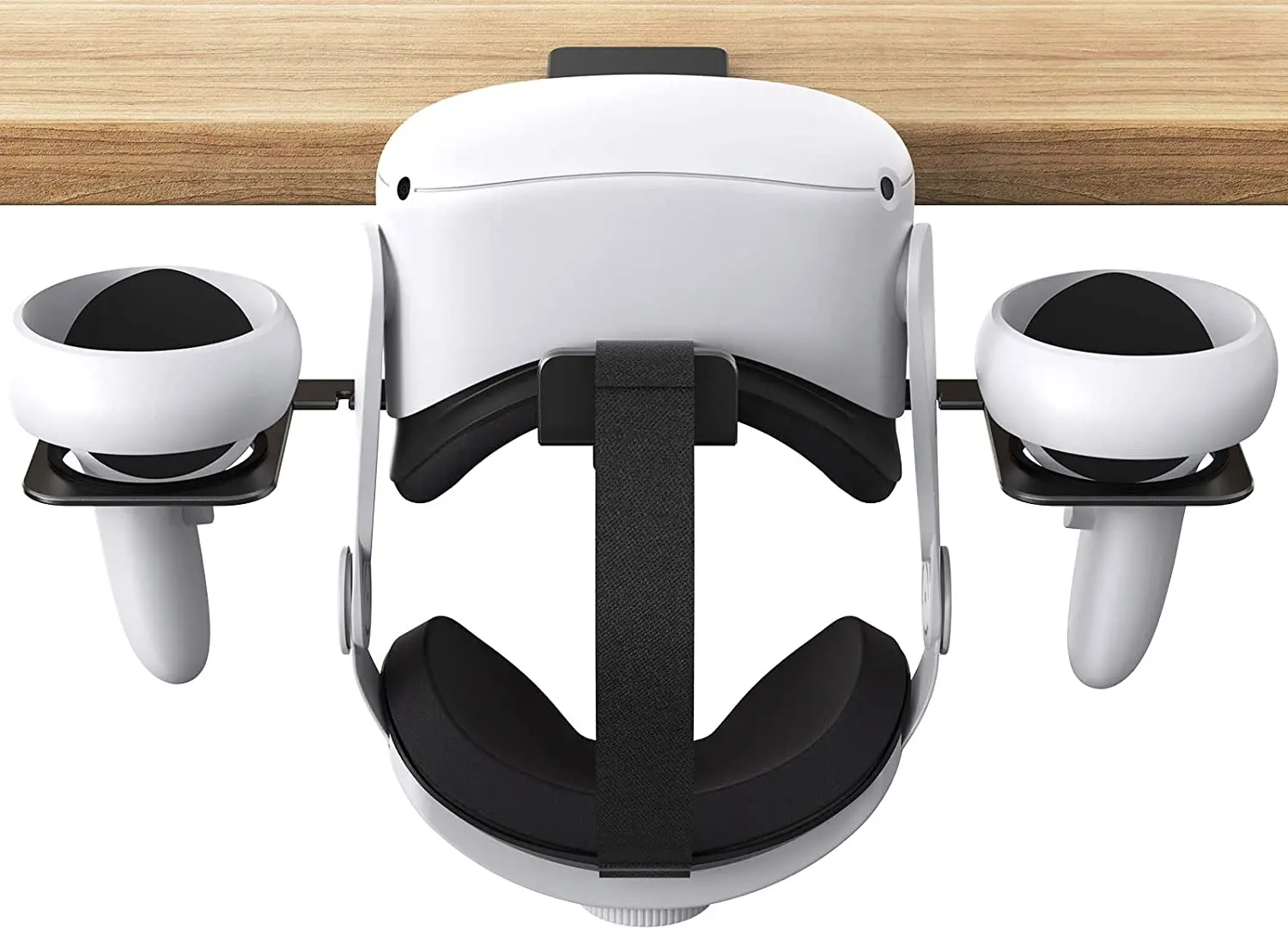 HUNDAI-Soporte de escritorio de aleación de aluminio puro, estación Simple de ahorro de espacio para Oculus Quest 2/Meta Quest Pro VR, accesorios