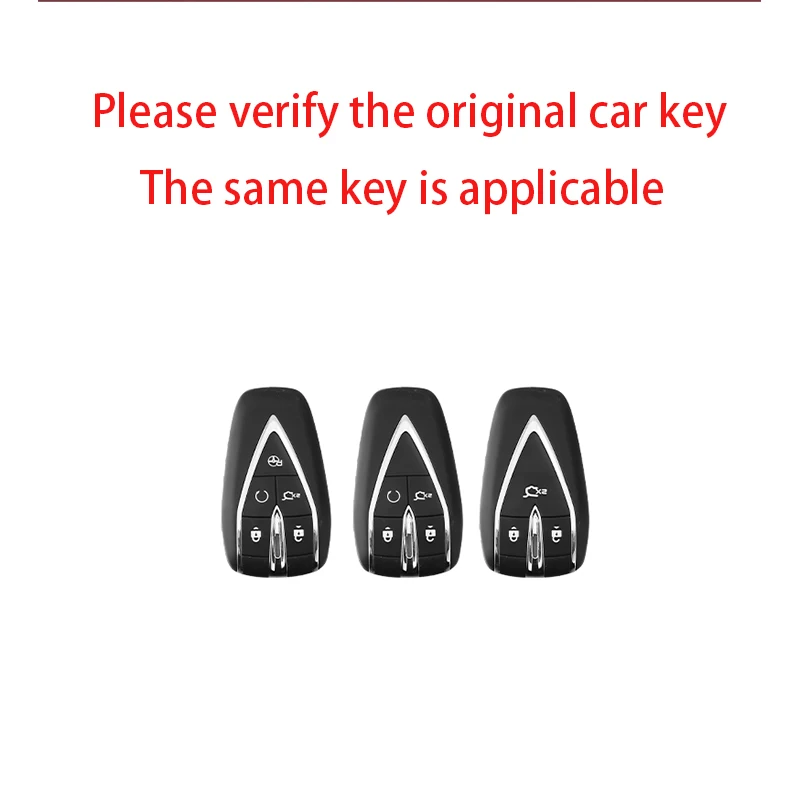 Zinc Alloy Car Key Case Cover for Changan Eado Unit CS35plus CS55plus CS75plus Smart Protected Keychains Interior Accessories
